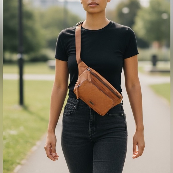 Spikes & Sparrow Leather Waist Bag - Picture 14 of 14